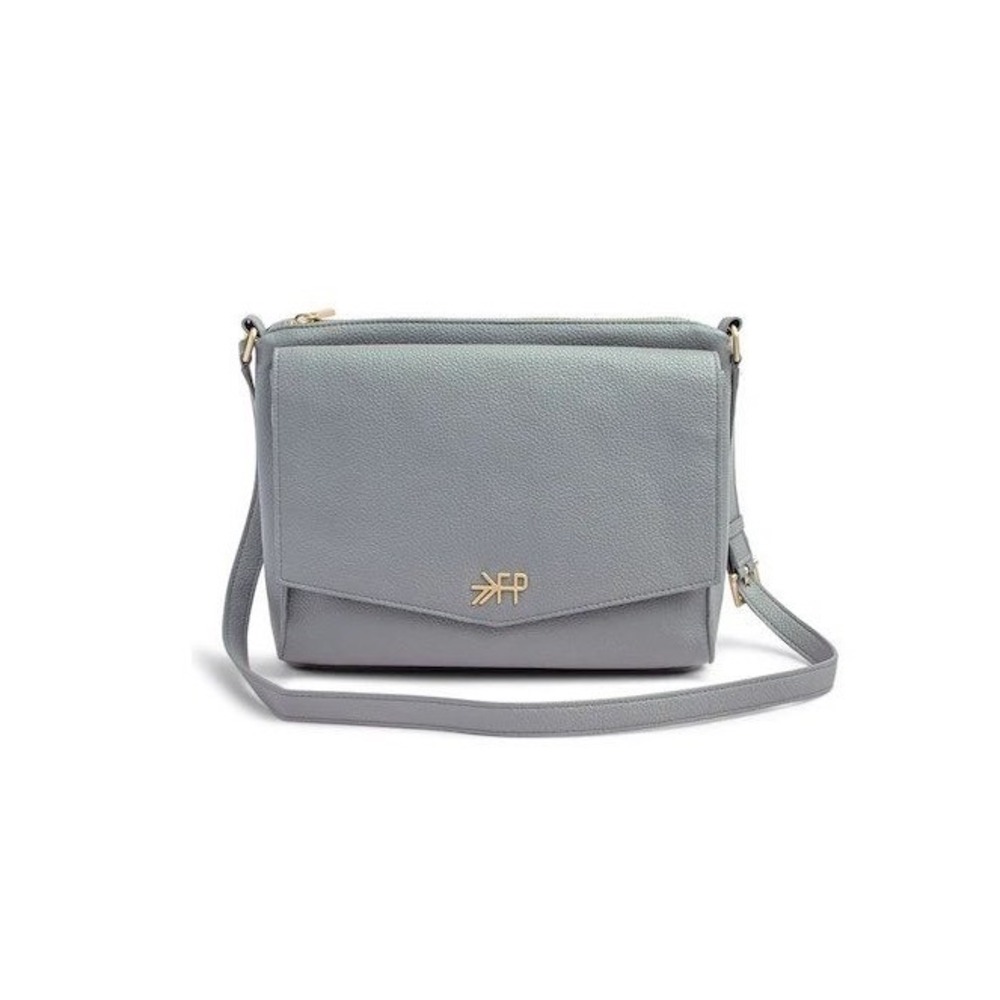 Freshly Picked Classic Crossbody Diaper Bag NWT Vegan Leather Gold‎ Hardware